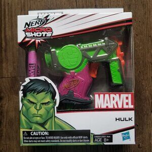 Marvel NERF Micro Shots Blaster & Darts (Hulk)